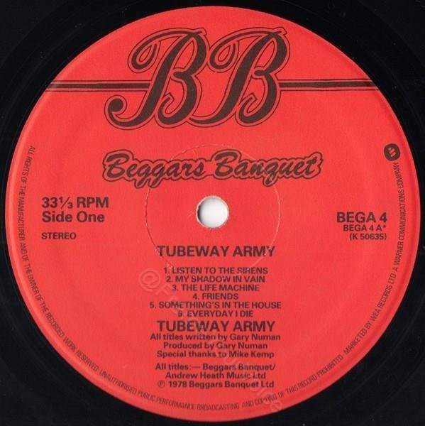 BEGA 4 1979 A Side Label.